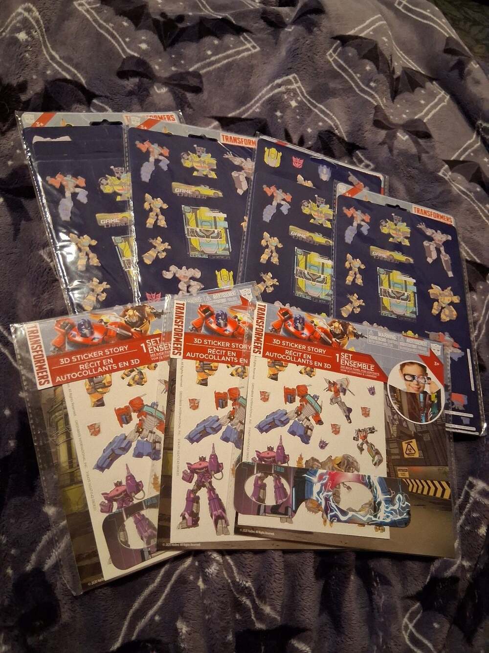 Unleash the Power of Cybertron! Massive Transformers Sticker Lot – 2D & 3D Sets!